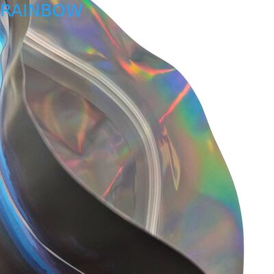 รูปแบบตามต้องการ 3.5g กล่องแสดงภาพ Mylar กระเป๋ากันเด็ก Soft Touch Die Cut Bag สําหรับ 1g 3.5g 7g 14g 28g พลาสติกกินได้