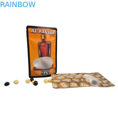 ถุงบรรจุภัณฑ์แบบตั้งได้ ซีล 3 ด้าน แบน ซิปล็อคแบบใช้ซ้ำได้ หน้าต่าง ไมลาร์ ฟอยล์อลูมิเนียม ถุงพลาสติกแบบใช้ซ้ำได้