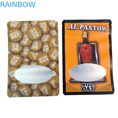 ถุงบรรจุภัณฑ์แบบตั้งได้ ซีล 3 ด้าน แบน ซิปล็อคแบบใช้ซ้ำได้ หน้าต่าง ไมลาร์ ฟอยล์อลูมิเนียม ถุงพลาสติกแบบใช้ซ้ำได้