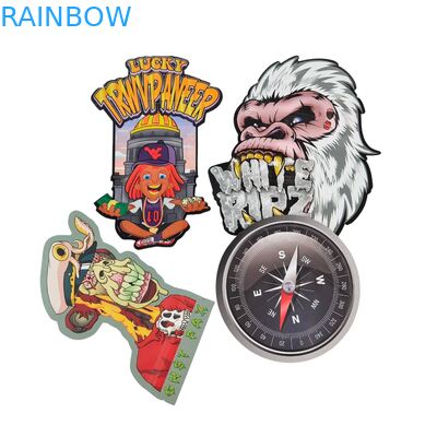 ถุงไมลาร์กันเด็กแบบปิดผนึกได้ไม่สม่ำเสมอ ขนาด 3.5 กรัม พิมพ์ดิจิทัล PET ซิปล็อคบรรจุภัณฑ์สำหรับคุกกี้กัมมี่ที่กินได้