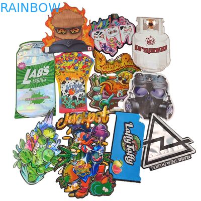 ซิปเปอร์ที่ปิดใหม่ รูปแบบโฮโลแกรฟิก ตัดสลายกระเป๋าไมเลอร์ กระเป๋าอัลลูมิเนียมฟอยล์ ตัดสลายความร้อน กระเป๋าไม่เรียบร้อยสําหรับก้อนยํา