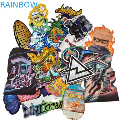 โลโก้ที่กําหนดเอง 3.5g 7g 14g PE สามารถปิดใหม่ได้ พลาสติกประทับอาหาร แพคเกจ ซิปล็อค กระเป๋าสตางค์กระเป๋าสตางค์