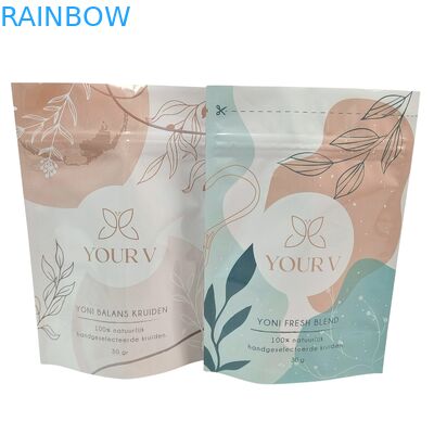 ถุงไมลาร์แบบย่อยสลายได้เองสำหรับเกลืออาบน้ำ ขนาด 4 ออนซ์ 5 ออนซ์ แบบตั้งได้