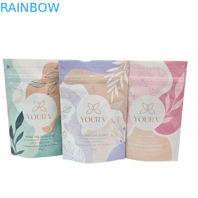 ถุงไมลาร์แบบย่อยสลายได้เองสำหรับเกลืออาบน้ำ ขนาด 4 ออนซ์ 5 ออนซ์ แบบตั้งได้