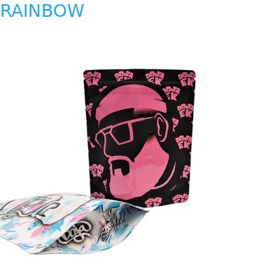 กระเป๋าสะพายอาหาร Mylar แบบพิมพ์ตามสั่ง 3.5 กรัม-28 กรัม