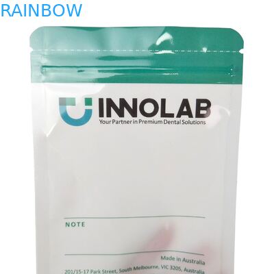 กระเป๋าซิปเปอร์สีขาวที่สามารถปรับแต่งได้ สําหรับฟัน