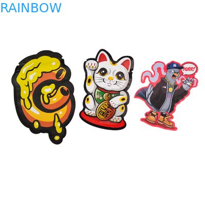 ถุงไมลาร์โฮโลแกรมกันเด็กแบบซีล 3 ด้าน ถุงบรรจุภัณฑ์ขนมฟอยล์อลูมิเนียม