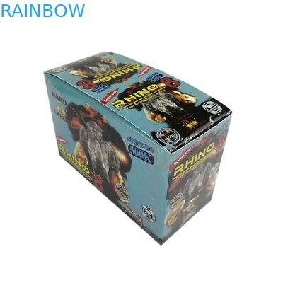 ขายส่ง กำหนดเอง ไรโน 100k 150k 200k ยาเม็ดเสริมสมรรถภาพ แคปซูล พร้อมการ์ดบรรจุภัณฑ์ 3 มิติ และกล่องแสดงผลกระดาษ