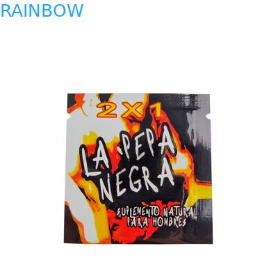 กระเป๋าซิปพลาสติกประเภทอาหาร ที่ประกอบด้วยเครื่องปรับขนาดสําหรับยาเม็ด และยาแคปซูล