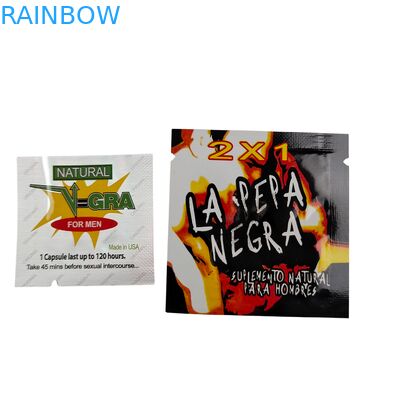 กระเป๋าซิปพลาสติกประเภทอาหาร ที่ประกอบด้วยเครื่องปรับขนาดสําหรับยาเม็ด และยาแคปซูล