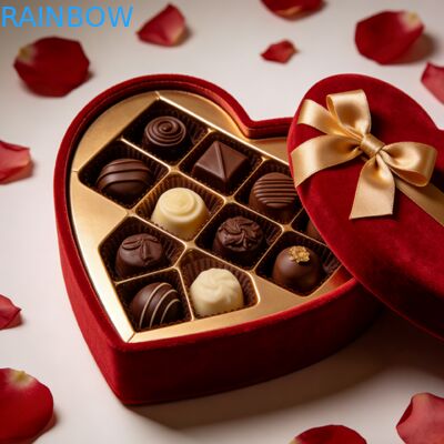 โลโก้ที่กําหนดเอง กล่องของขวัญช็อคโกแลตที่บุคคลสอดคล้อง การบรรจุของหวาน ช็อคโกแลต เครื่องสําอางกล่อง ช็อคโกแลตเปล่า