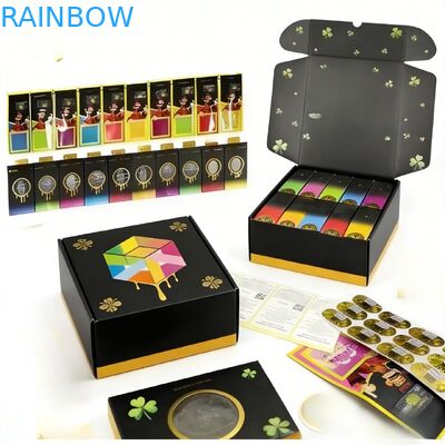 กล่องกระดาษรีไซเคิลหรูหราแบบกำหนดเอง พร้อมแม่เหล็กปิด และช่องใส่ที่ปรับแต่งได้สำหรับการบรรจุของขวัญ