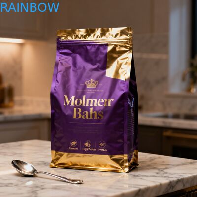 ถุงไมลาร์บรรจุอาหารสัตว์เลี้ยงแบบกำหนดเองที่ย่อยสลายได้ทางชีวภาพ ถุงซิปด้านข้างสำหรับอาหารสุนัข แมว อาหารสัตว์เลี้ยง พร้อมวาล์ว