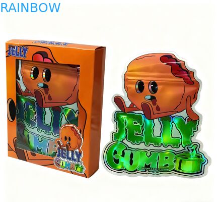 กระเป๋า Mylar ที่สามารถปิดใหม่ได้ 3.5 กรัม สําหรับบรรจุอาหารว่าง