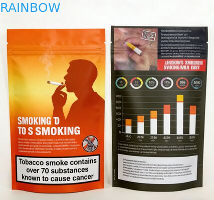 ถุงซิปล็อคไมลาร์แบบตั้งได้พิมพ์ลายสั่งทำพิเศษสำหรับบรรจุภัณฑ์ขนมขบเคี้ยว