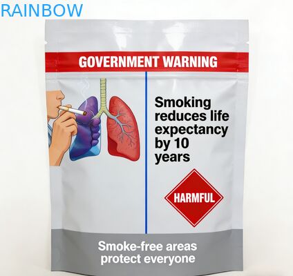 ซองบุหรี่ใบสูบบุหรี่ 25g 30g 40g 50g 100g กระเป๋าสต๊อกบุหรี่ม้วนด้วยซิป