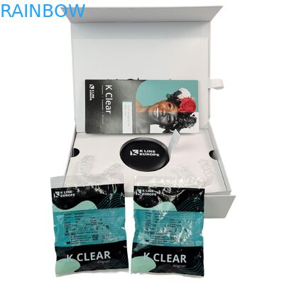 โลโก้ที่กําหนดเอง แปรงเข็มฟัน กล่องชุด Orthodontic Aligner กล่องบรรจุด้วยกระดาษใส่ฟัน