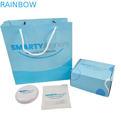 เครื่องปรับสีฟันที่กําหนดเอง กล่องบรรจุ เครื่องปรับสีฟันที่กําหนดสี กล่องปรับสีฟันที่มีกระดาษกระเป๋า