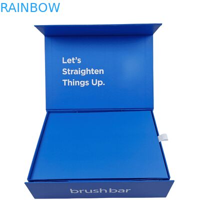 กล่องของขวัญแบบแม่เหล็กหรูหราสั่งทำพิเศษ กล่องบรรจุภัณฑ์หนา 350g ทนทาน สำหรับเครื่องประดับ เครื่องสำอาง