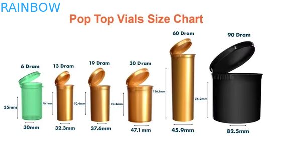 สีที่กําหนดเอง 80mm 98mm 109mm 116mm ทนต่อเด็ก สับ Pop Tops ท่อ พลาสติก Pre Packing ท่อม้วน With Label Sticker