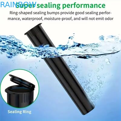 สีที่กําหนดเอง 80mm 98mm 109mm 116mm ทนต่อเด็ก สับ Pop Tops ท่อ พลาสติก Pre Packing ท่อม้วน With Label Sticker