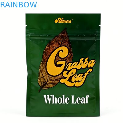 ข้างว่าง ทนต่อเด็ก ผนังอัลลูมิเนียม Mylar อาหารเกรด ปลอดภัยจากกลิ่น ซิการา โรลล์ฟอยล์ ถุงสูบ