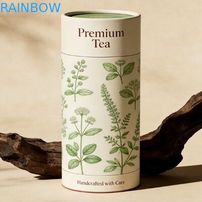 สะอาดต่อสิ่งแวดล้อม ปรับปรุงกระบอกบรรจุกระป๋อง และกล่องกระดาษสําหรับบรรจุเครื่องสําอางและเครื่องสําอางที่ปลอดภัยสําหรับอาหาร