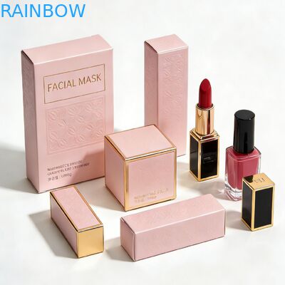 กล่องน้ําหอมหรูแบบกําหนดเอง ความหนา 350 กรัม และสแตมปิ้งร้อนสําหรับบรรจุของขวัญพรีเมี่ยม