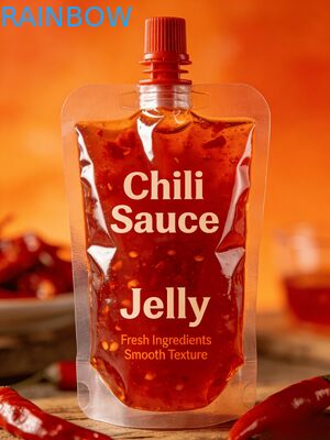 Leakproof Spout Pouch150ml 200ml 300ml Doypack เกรดอาหารซอสพริกน้ำเยลลี่อาหารเด็กกระเป๋า Stand Up spout Pouch