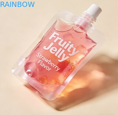 ถุงปากพวยแบบกำหนดเอง 30 มล. สำหรับโยเกิร์ตผลไม้ น้ำผลไม้เด็ก อาหารเสริมเด็ก ถุงปากพวยรูปทรง ถุงพลาสติก