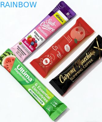 Custom 1g 3g 5g นมชาผงคอลลาเจนผงซองความร้อนปิดผนึกรีไซเคิล PET อลูมิเนียมฟอยล์ลามิเนตซิปถุงอาหาร