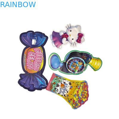 พิมพ์ตามสั่ง 1/8oz 1/4oz 1/2oz 1oz 1lb Mylar Herb Flower Candy Packaging ทนต่อเด็ก ซิปเปอร์ ทนต่อกลิ่น กระเป๋า 3.5 Mylar