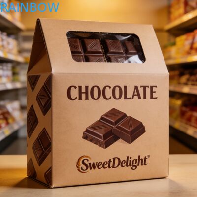 บรรจุภัณฑ์กล่องช็อกโกแลตแบบกำหนดเองพร้อมลวดลายปั๊มนูน บรรจุภัณฑ์กล่องลิ้นชักเกรดอาหารปลอดภัย