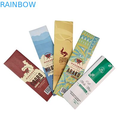 ป้องกันกลิ่นอาหาร ถุงยืน 120 ไมครอน สําหรับบรรจุกาแฟและอาหารว่าง