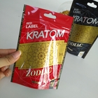 อาหารเกรด Ziplock ถุงพลาสติกบรรจุภัณฑ์ยืนขึ้นถุง Kratom สำหรับผง / ยา