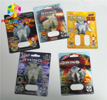 บรรจุภัณฑ์บัตรพลาสติกพิมพ์ 3D PP ขนาดปกติสำหรับ Rhino 69 Pills