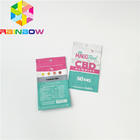 ถุงพลาสติกที่นำกลับมาใช้ใหม่ได้บรรจุภัณฑ์ Ziplock CBD พิมพ์ Gummy Candy กระเป๋า Gravure