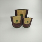 ยืนขึ้นถุงบรรจุภัณฑ์กาแฟย่อยสลายได้เกรดอาหารบรรจุภัณฑ์ที่กำหนดเองพิมพ์อลูมิเนียมฟอยล์ถุงชา