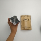 ยืนขึ้น Ziplock Mylar บรรจุภัณฑ์ถุงกาแฟผู้ผลิตกระดาษคราฟท์สีน้ำตาลถุงกาแฟ 12oz พร้อมวาล์ว