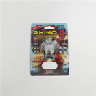 Stock Rhino 99500K บรรจุภัณฑ์บัตรตุ่มสำหรับยาเพิ่มประสิทธิภาพชายกล่องแสดงผล 24ct