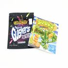FDA VMPET 3.5g กระเป๋า Mylar กันเด็ก Gummy Candies 110mic Weed Edible Bag