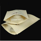 เมล็ดกาแฟถุงกระดาษคราฟท์สีน้ำตาลพร้อมหน้าต่างและถุงกระดาษงานฝีมือ