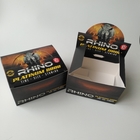 3D Effect Display กล่องบรรจุภัณฑ์กระดาษ 4C กระดาษแข็งสำหรับ 69 Rhino Blister Card