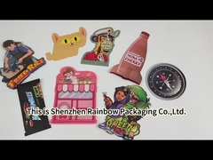 ถุงไมลาร์สำหรับขนมขบเคี้ยวแบบกำหนดเอง 3.5 กรัม รูปทรงพิเศษ Die Cut พร้อมซิปปิดผนึกใหม่ได้ ป้องกันเด็ก