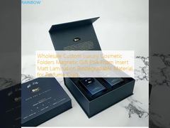 ขายส่ง กำหนดเอง หรูหรา เครื่องสำอางค์ โฟลเดอร์ ของขวัญแม่เหล็ก EVA โฟม ใส่ เคลือบด้าน วัสดุที่ย่อยสลายได้ทางชีวภาพ สำหรับ น้ำหอม งานฝีมือ