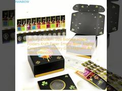 โรงงานขนาดที่กําหนดเอง กระดาษไบโอเดรเกรดบอล กระดาษไครฟอฟต์ ฟันว่าง กระเป๋าสตางค์กระเป๋าสตางค์ เครื่องประดับของขวัญ กล่องแม่เหล็ก