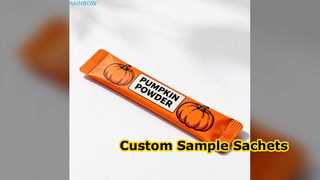 ซองตัวอย่างเครื่องสำอางแบบกำหนดเองบรรจุภัณฑ์เป็นมิตรกับสิ่งแวดล้อม