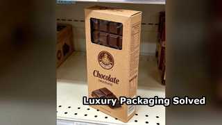 โฟลเดอร์บรรจุภัณฑ์ที่ย่อยสลายได้ทางชีวภาพที่หรูหราแบบกำหนดเอง