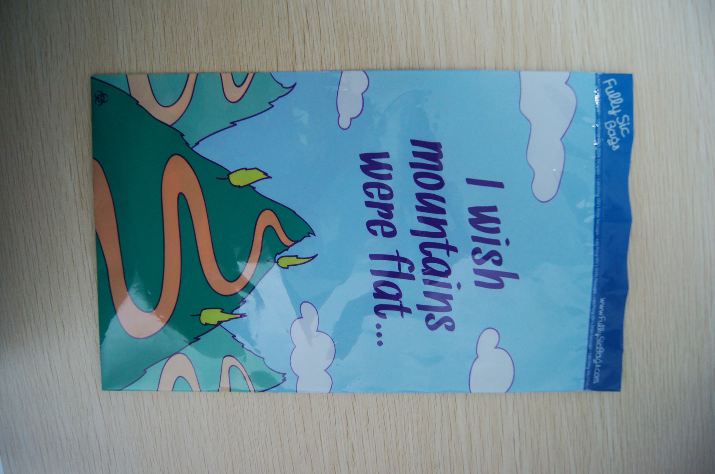 Ldpe พิมพ์ Grip ถุงซีลสีน้ำเงินพร้อมการ์ตูนขนาดเล็กสำหรับของเล่นเด็ก