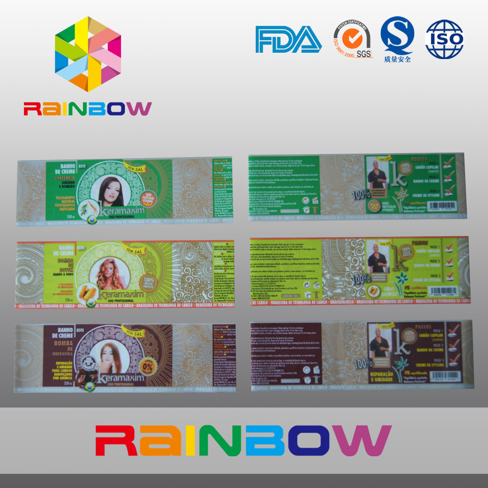 PVC Heat Shrink Sleeve Sleeve สำหรับบรรจุขวดเครื่องดื่มแบบม้วน